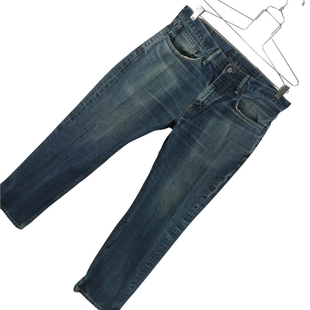LEVI'S!! LEVI STRAUSS & CO. BLUE DENIM 559 RELAXED STRAIGHT LEG JEANS! SZ 34X30